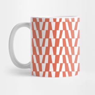 Orange Bold Geometric Pattern 3 Mug